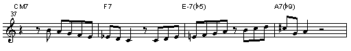 コードスケールのつなぎ目-3/Jazz Sax 吹きの散歩道